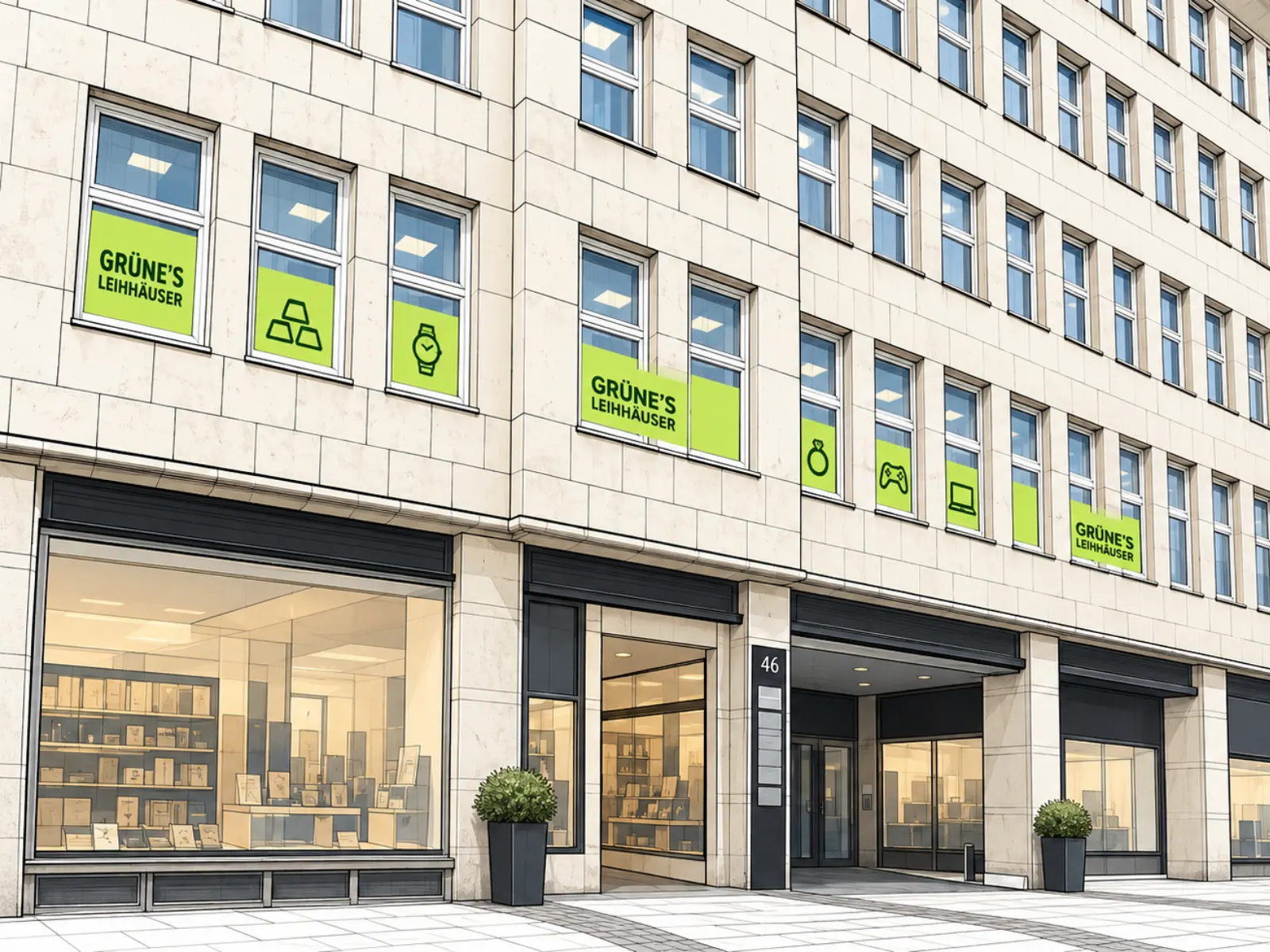 Filiale Hamburg Zentrum von Grüne’s Leihhäuser