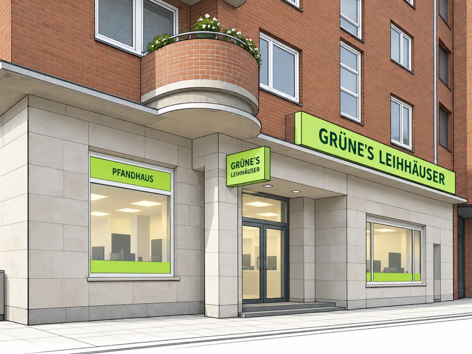 Filiale Hamburg Barmbek von Grüne’s Leihhäuser